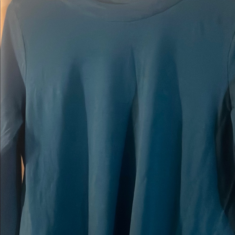 J. Jill Blue Long Sleeve Relaxed T-Shirt